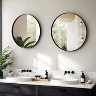 Miroir mural en noir