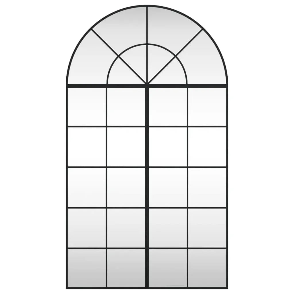 grand miroir arche noir