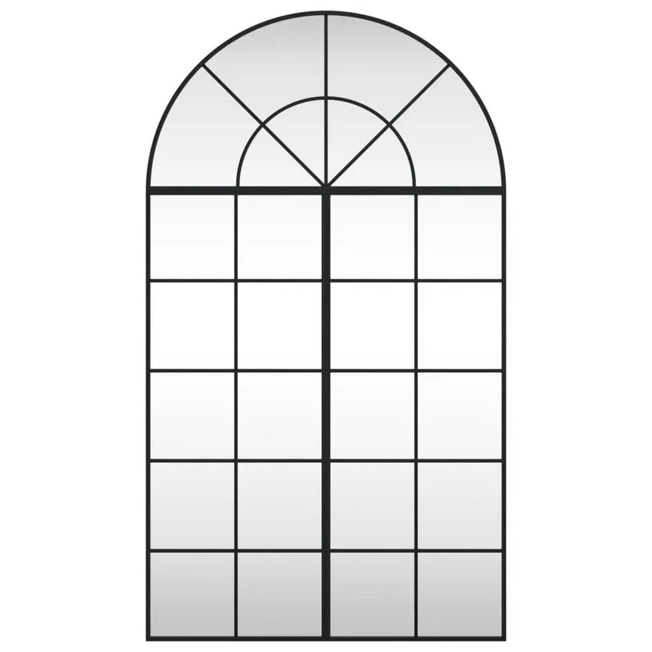 grand miroir arche noir