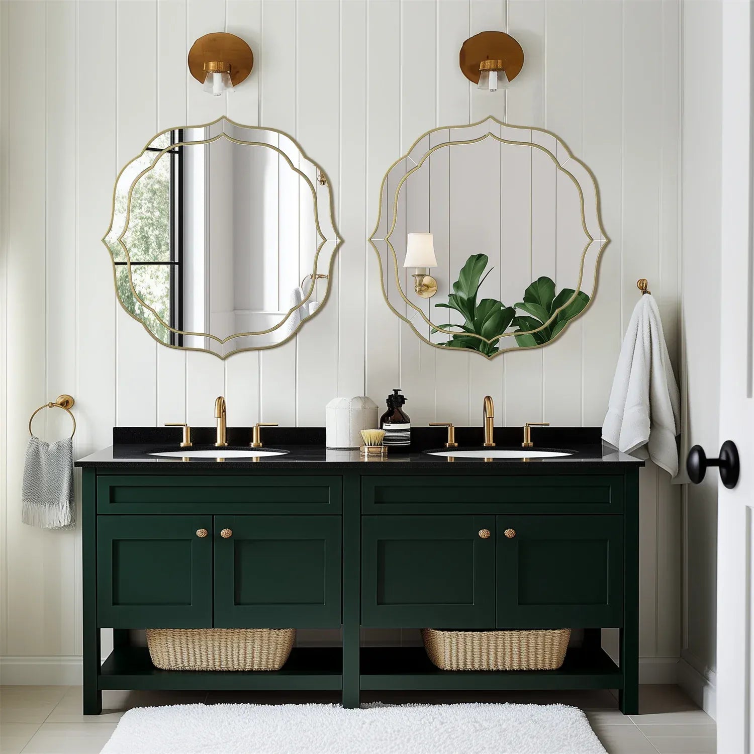 grand miroir biseaute salle de bain