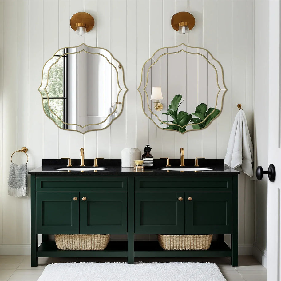 grand miroir biseaute salle de bain