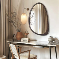 grand miroir cadre bois