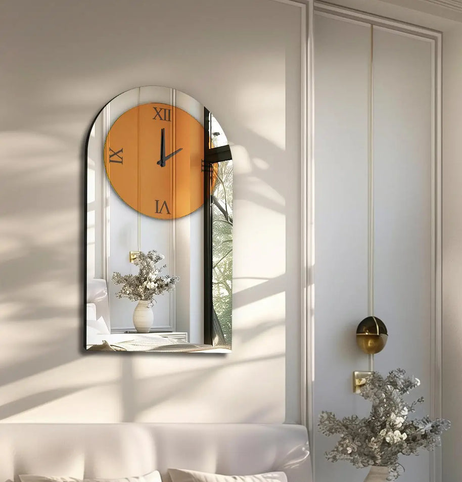 horloge miroir