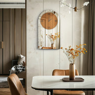 horloge miroir design