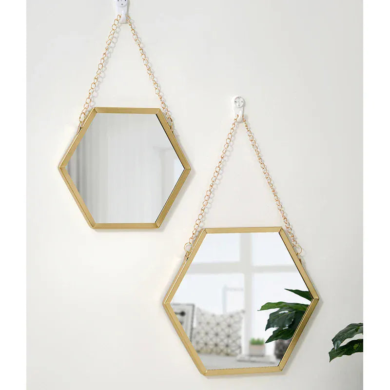 lot miroir hexagonal