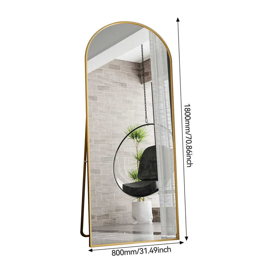 miroir arche dore 180 cm