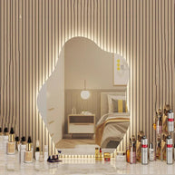 miroir asymétrique lumineux