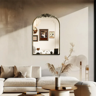 miroir baroque salon avec cadre