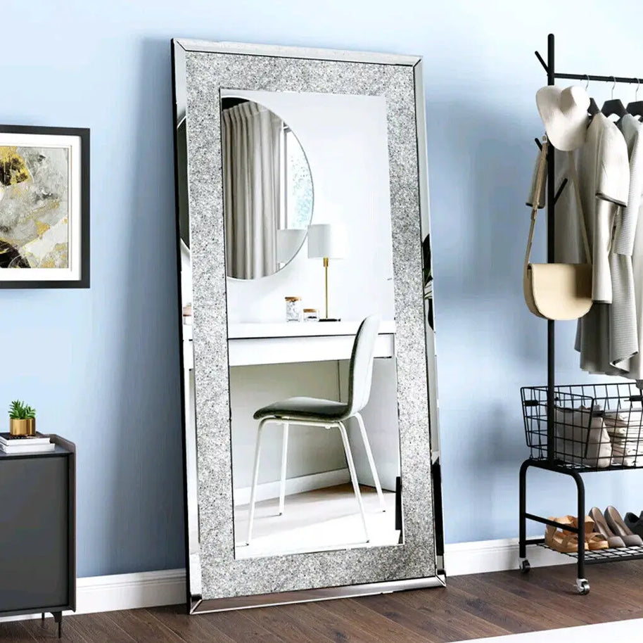 miroir en argent chambre