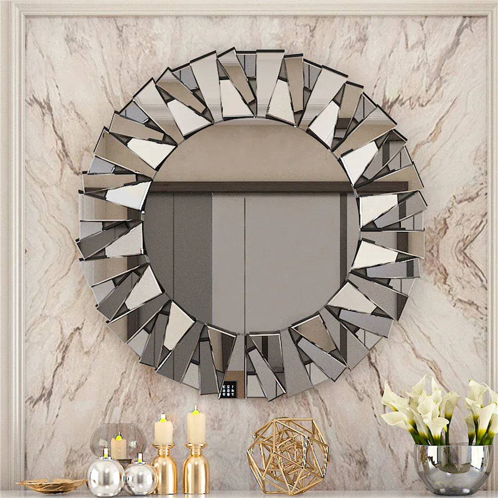 miroir en verre design