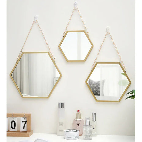 miroir hexagonal