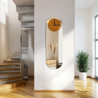 miroir horloge entree