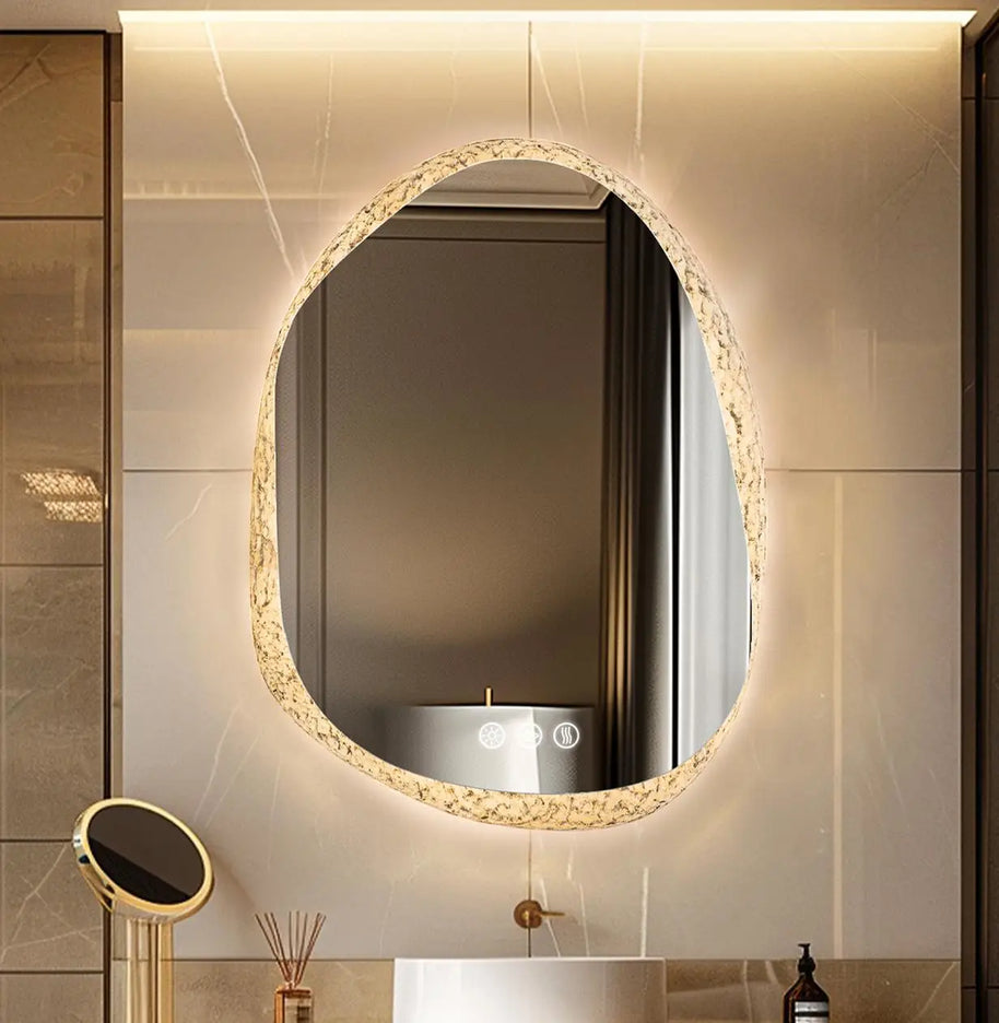 miroir led asymétrique