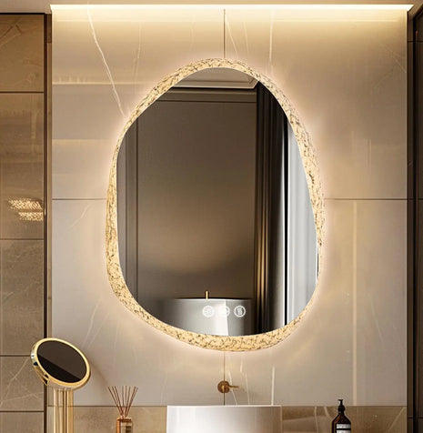 miroir led asymétrique