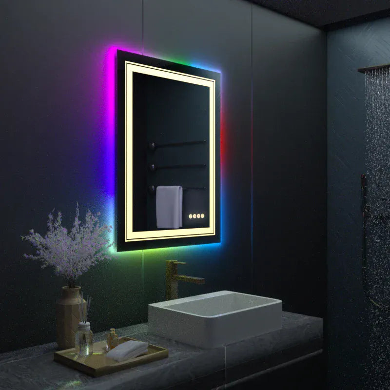 miroir led rectangulaire
