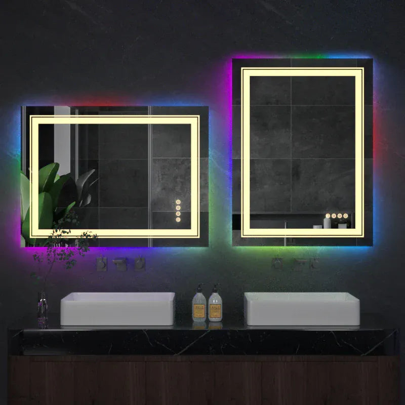 miroir led rectangulaire salle de bain