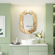 miroir mural asymetrique salle de bain