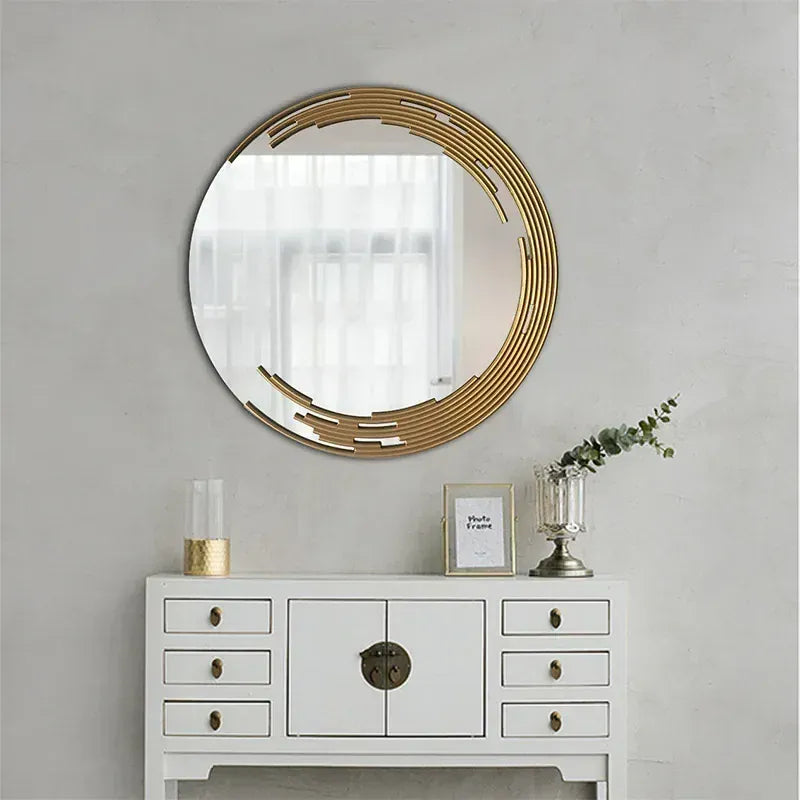 miroir mural rond design