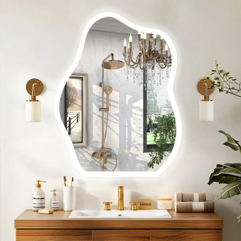 miroir organique LED salle de bain
