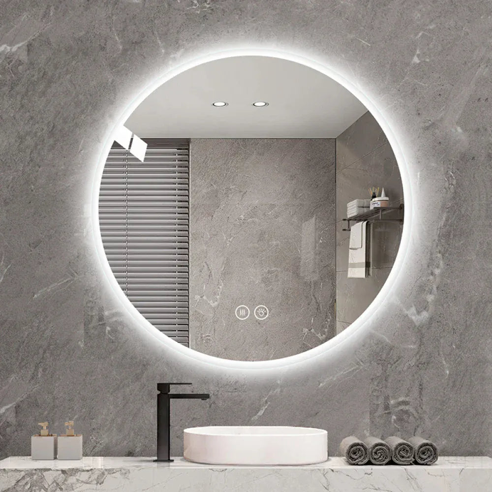 miroir rond 80 cm led