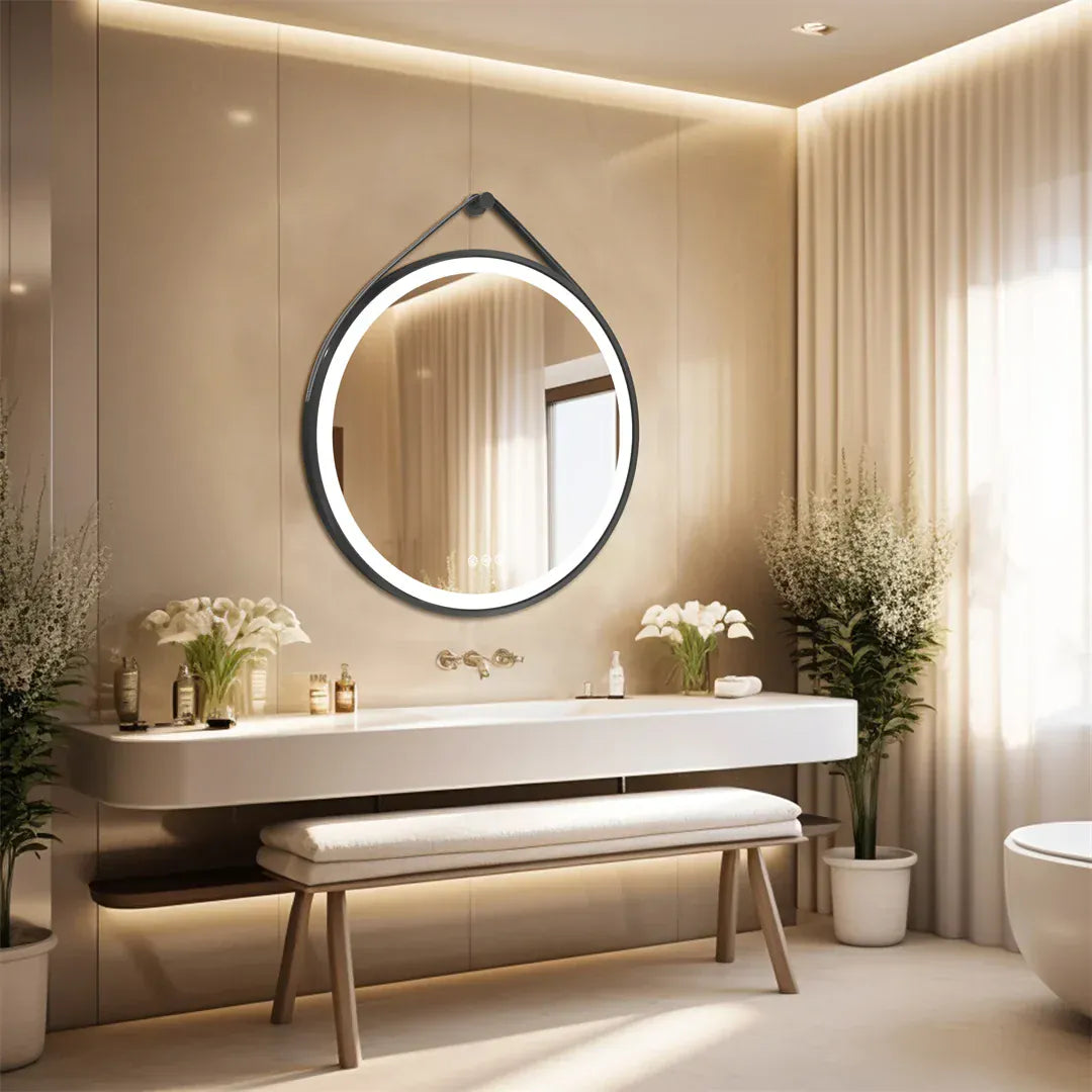 miroir rond led 60 cm