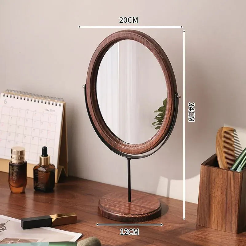 miroir rotatif sur pied