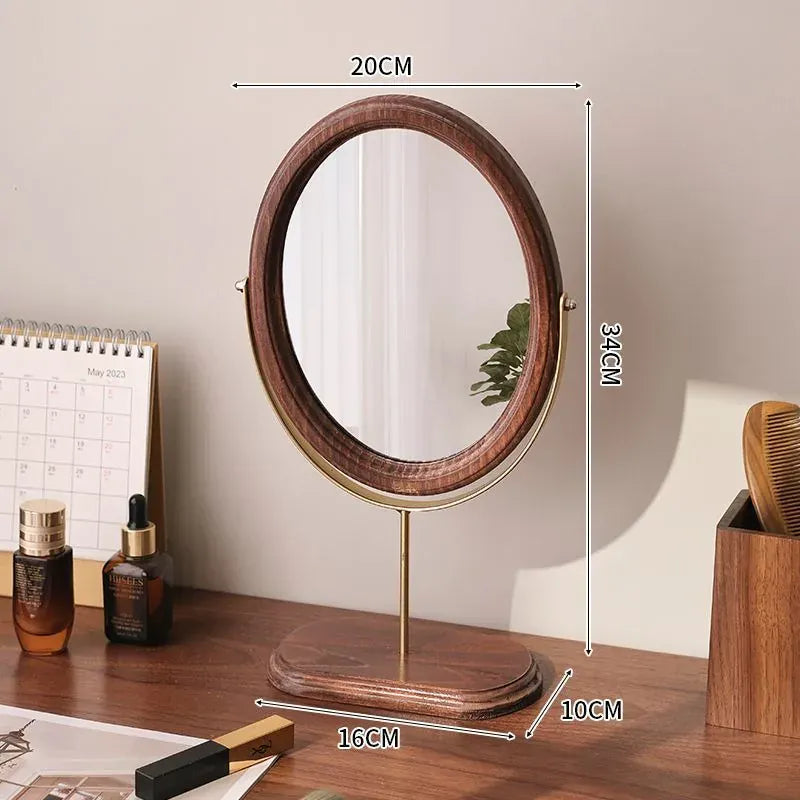miroir sur pied rotatif