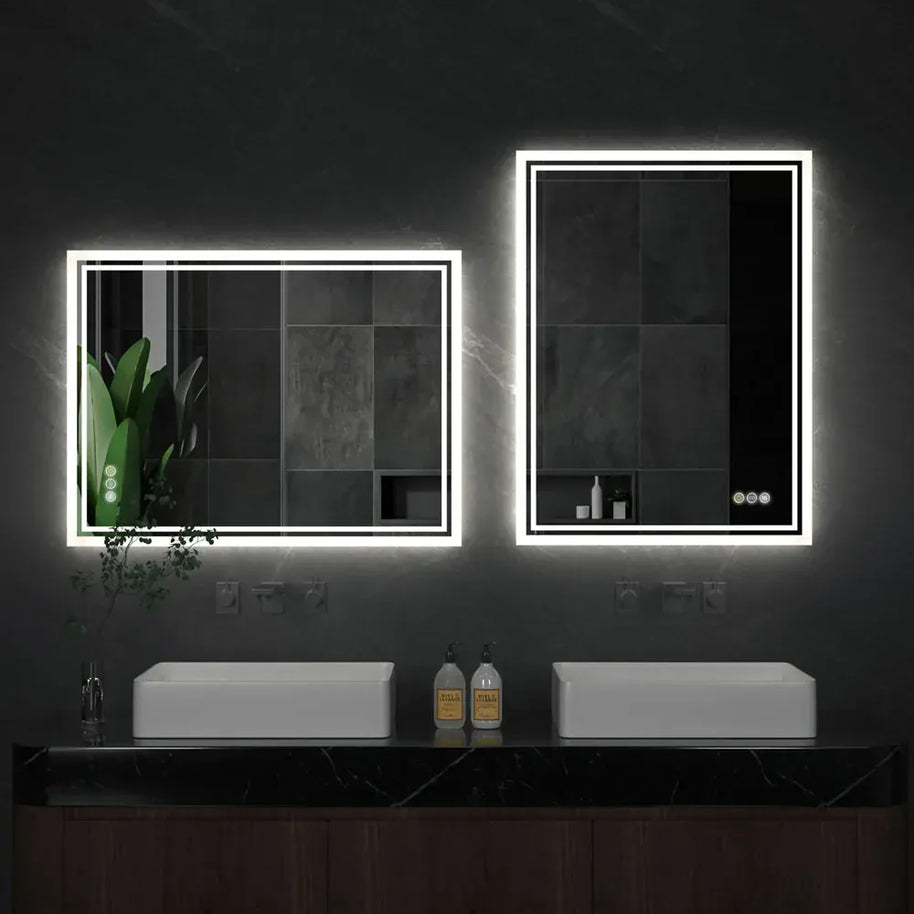 miroir tactile led pour salle de bain