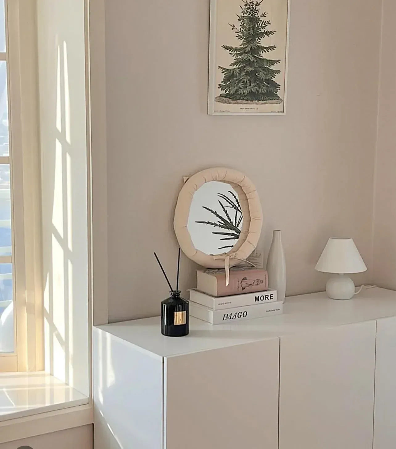 miroir tissu de poche