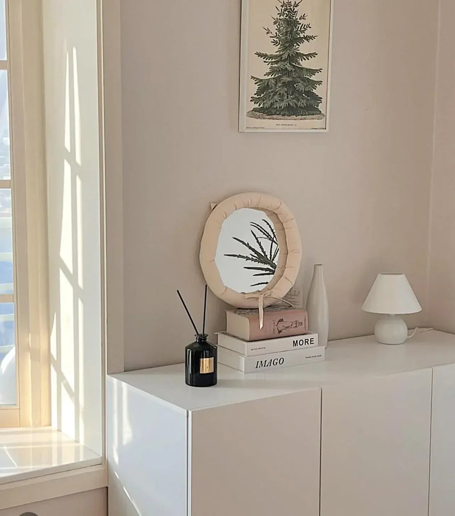 miroir tissu de poche