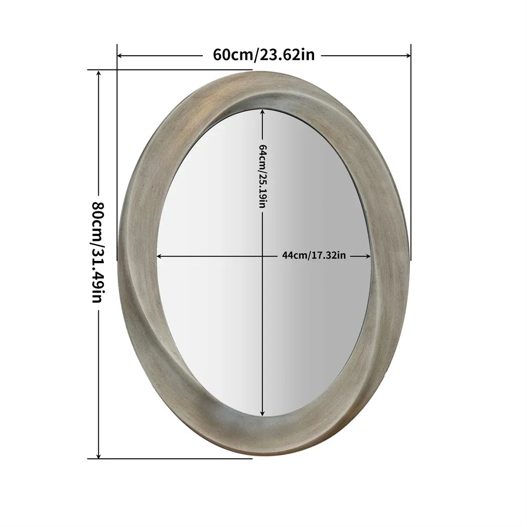 miroir vintage dore dimension