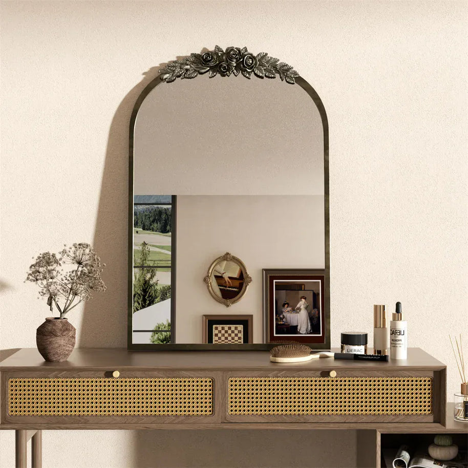 miroir vintage laiton