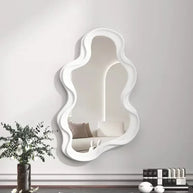 petit miroir organique blanc