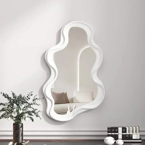 petit miroir organique blanc