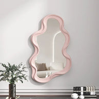petit miroir organique rose