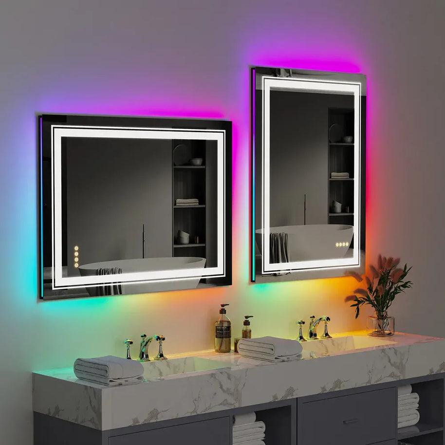 rectangulaire miroir led