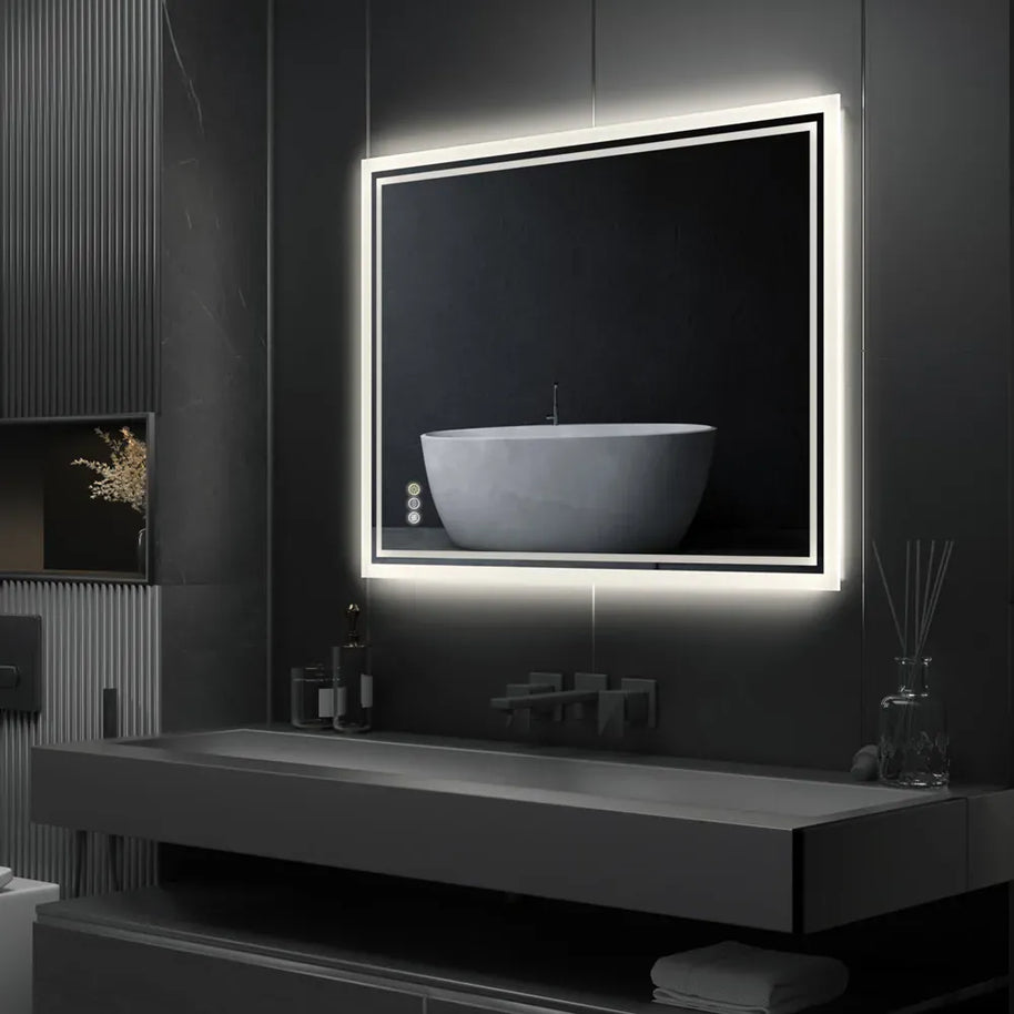 salle de bain miroir tactile